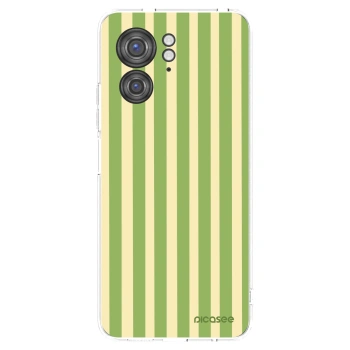 Picasee silikónový prehľadný obal pre Motorola Edge 40 - Lines Matcha