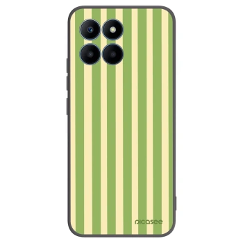 Picasee silikónový čierny obal pre Honor 70 Lite - Lines Matcha
