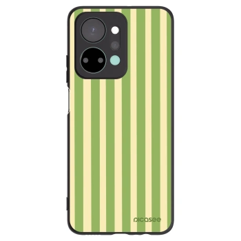Picasee silikónový čierny obal pre Honor X7a - Lines Matcha