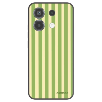 Picasee silikónový čierny obal pre Xiaomi Poco X6 - Lines Matcha