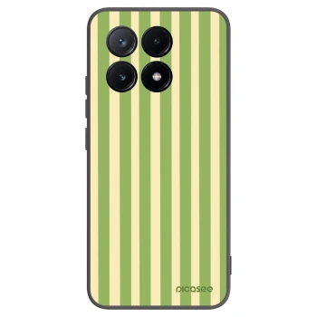 Picasee silikónový čierny obal pre Xiaomi Poco X6 Pro - Lines Matcha