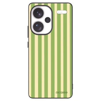 Picasee silikónový čierny obal pre Xiaomi Redmi Note 13 Pro+ 5G - Lines Matcha