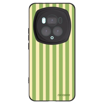 Picasee silikónový čierny obal pre Honor Magic6 Pro - Lines Matcha