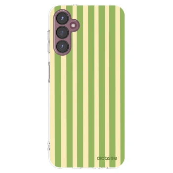 Picasee silikónový prehľadný obal pre Samsung Galaxy A05s A057G - Lines Matcha