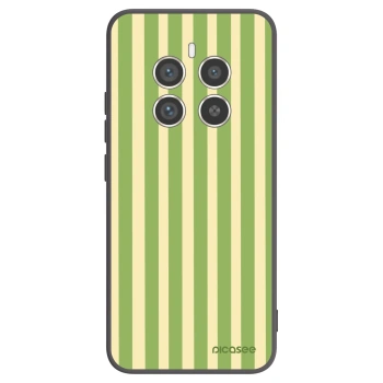 Picasee silikónový čierny obal pre Realme 12 Pro 5G - Lines Matcha