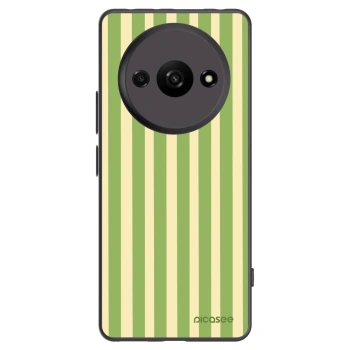 Picasee silikónový čierny obal pre Xiaomi Redmi A3 - Lines Matcha