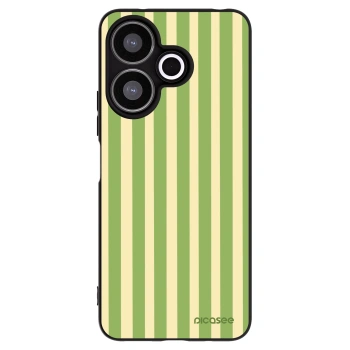 Picasee silikónový čierny obal pre Xiaomi Redmi 13 4G - Lines Matcha