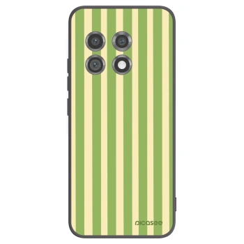 Picasee silikónový čierny obal pre OnePlus 11 5G - Lines Matcha