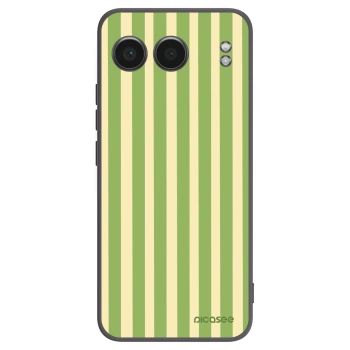 Picasee silikónový čierny obal pre OnePlus Nord 4 - Lines Matcha