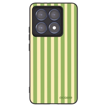 Picasee silikónový čierny obal pre Xiaomi 14T Pro - Lines Matcha