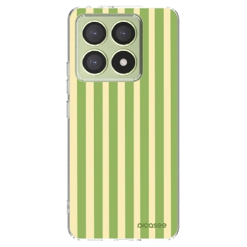 Picasee silikónový prehľadný obal pre Xiaomi 14T - Lines Matcha