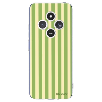 Picasee silikónový prehľadný obal pre Xiaomi Redmi 14C - Lines Matcha
