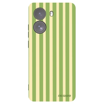 Picasee silikónový čierny obal pre Xiaomi Poco X7 - Lines Matcha