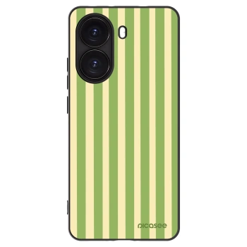 Picasee silikónový čierny obal pre Xiaomi Poco X7 Pro 5G - Lines Matcha