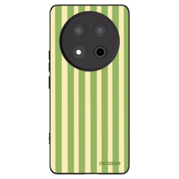 Picasee silikónový čierny obal pre Honor Magic7 Lite 5G - Lines Matcha
