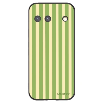 Picasee silikónový čierny obal pre Google Pixel 9 - Lines Matcha