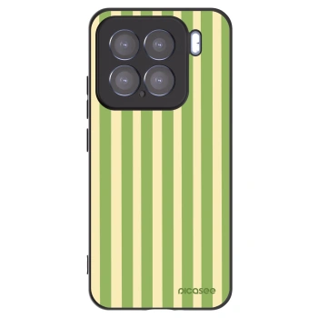 Picasee silikónový čierny obal pre Xiaomi 15 - Lines Matcha