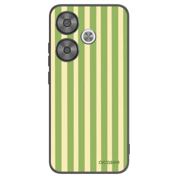 Picasee silikónový čierny obal pre Xiaomi Poco F6 - Lines Matcha