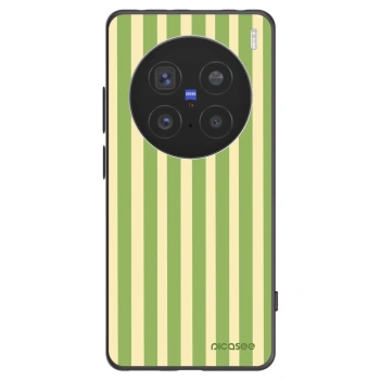 Picasee silikónový čierny obal pre Vivo X200 Pro - Lines Matcha