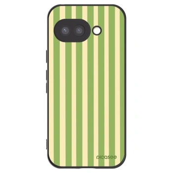 Picasee silikónový čierny obal pre Google Pixel 9a - Lines Matcha