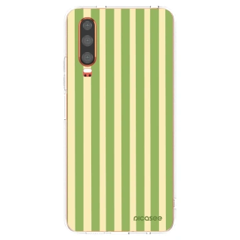 Picasee silikónový prehľadný obal pre Huawei P30 - Lines Matcha