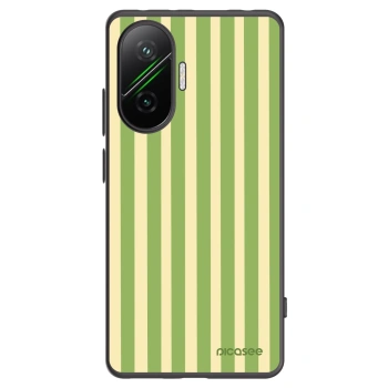 Picasee silikónový čierny obal pre Xiaomi Poco F7 5G - Lines Matcha