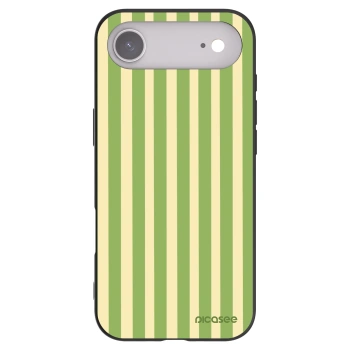 Picasee silikónový čierny obal pre Apple iPhone Air - Lines Matcha