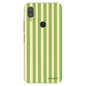 Picasee silikónový prehľadný obal pre Xiaomi Redmi 7 - Lines Matcha