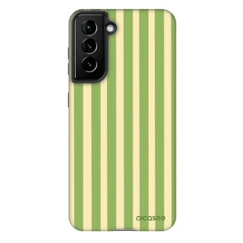 Obal pre Samsung Galaxy S21 5G G991B - Lines Matcha