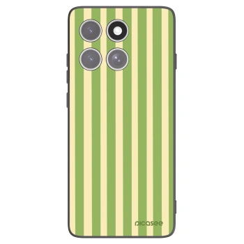 Picasee silikónový čierny obal pre Motorola Edge 60 Pro - Lines Matcha
