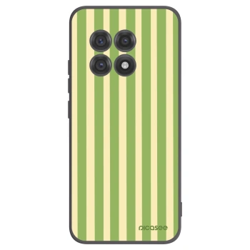 Picasee silikónový čierny obal pre OnePlus 13R 5G - Lines Matcha