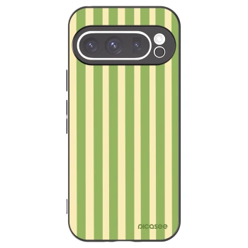Picasee silikónový čierny obal pre Google Pixel 9 Pro XL - Lines Matcha