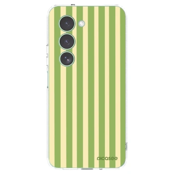 Picasee silikónový prehľadný obal pre Xiaomi Redmi 15 5G - Lines Matcha