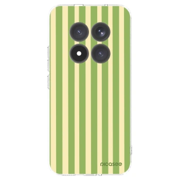 Picasee silikónový prehľadný obal pre Xiaomi Redmi Note 15 Pro+ - Lines Matcha