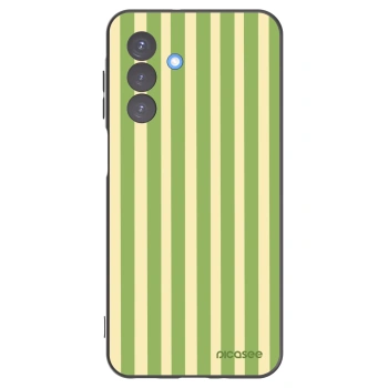 Picasee silikónový čierny obal pre Samsung Galaxy A17 5G - Lines Matcha