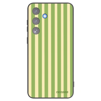 Picasee silikónový čierny obal pre Samsung Galaxy S25 FE 5G - Lines Matcha