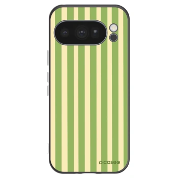 Picasee silikónový čierny obal pre Google Pixel 10 Pro - Lines Matcha