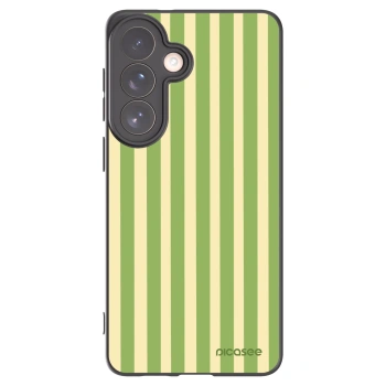Picasee silikónový čierny obal pre Samsung Galaxy S26+ - Lines Matcha