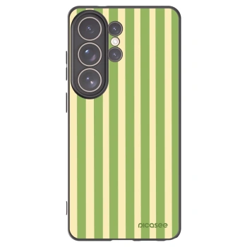 Picasee silikónový čierny obal pre Samsung Galaxy S26 Ultra - Lines Matcha