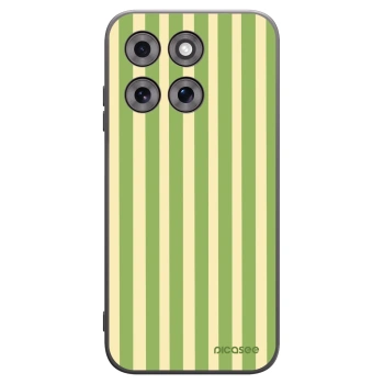 Picasee silikónový čierny obal pre Motorola Moto G77 - Lines Matcha