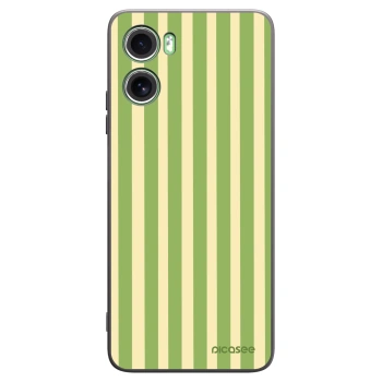 Picasee silikónový čierny obal pre Motorola Moto G06 - Lines Matcha