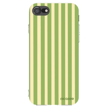 Picasee silikónový prehľadný obal pre Apple iPhone 8 - Lines Matcha