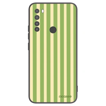 Picasee silikónový čierny obal pre Xiaomi Redmi Note 8 - Lines Matcha