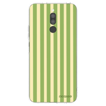 Picasee silikónový prehľadný obal pre Xiaomi Redmi 8 - Lines Matcha