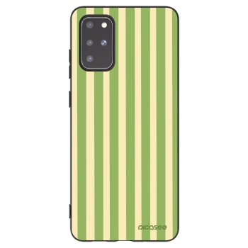 Picasee silikónový čierny obal pre Samsung Galaxy S20+ G985F - Lines Matcha