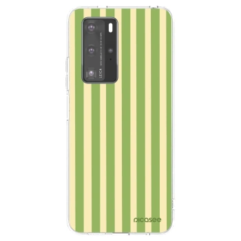 Obal pre Huawei P40 Pro - Lines Matcha
