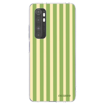 Picasee silikónový prehľadný obal pre Xiaomi Mi Note 10 Lite - Lines Matcha