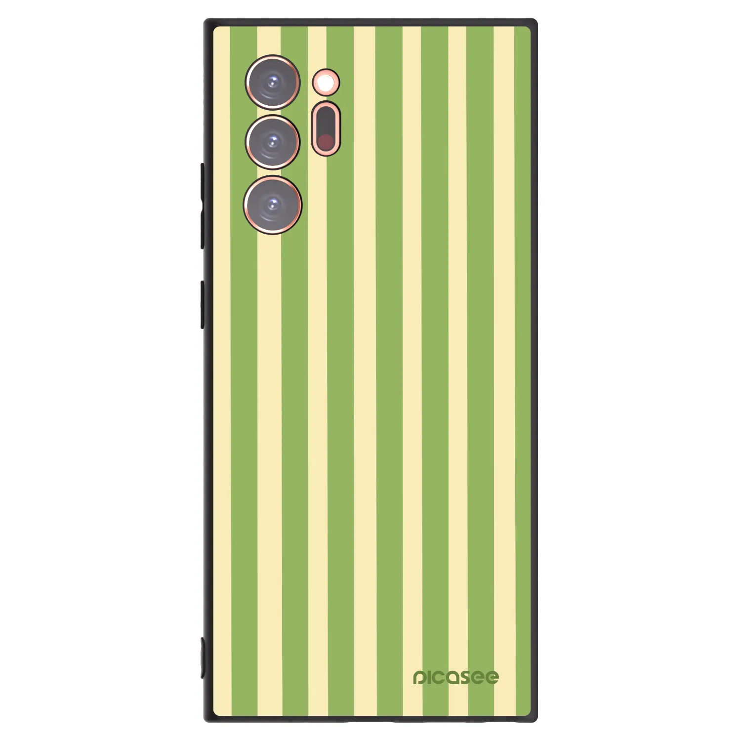 Picasee silikónový čierny obal pre Samsung Galaxy Note 20 Ultra - Lines Matcha