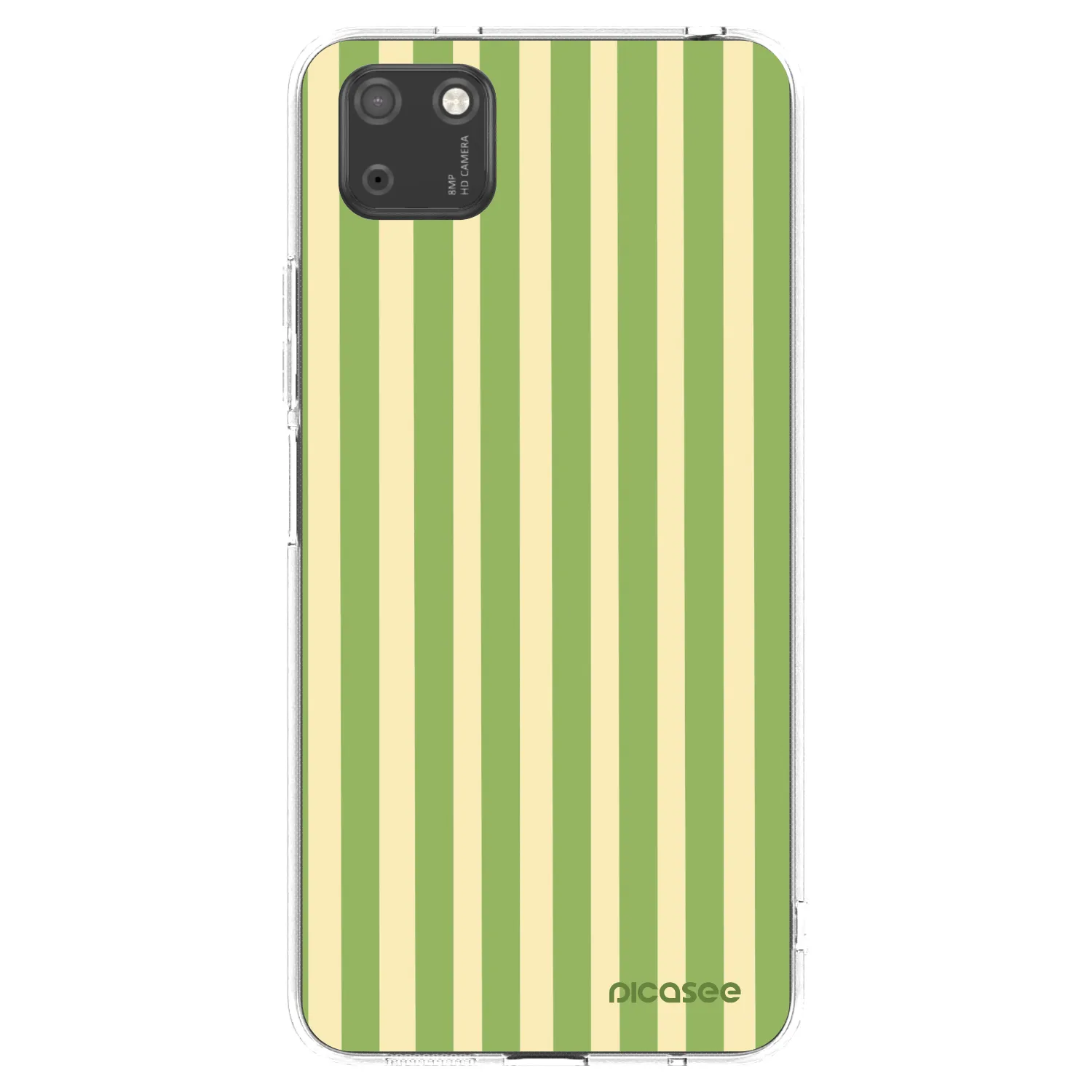 Picasee silikónový prehľadný obal pre Huawei Y5P - Lines Matcha