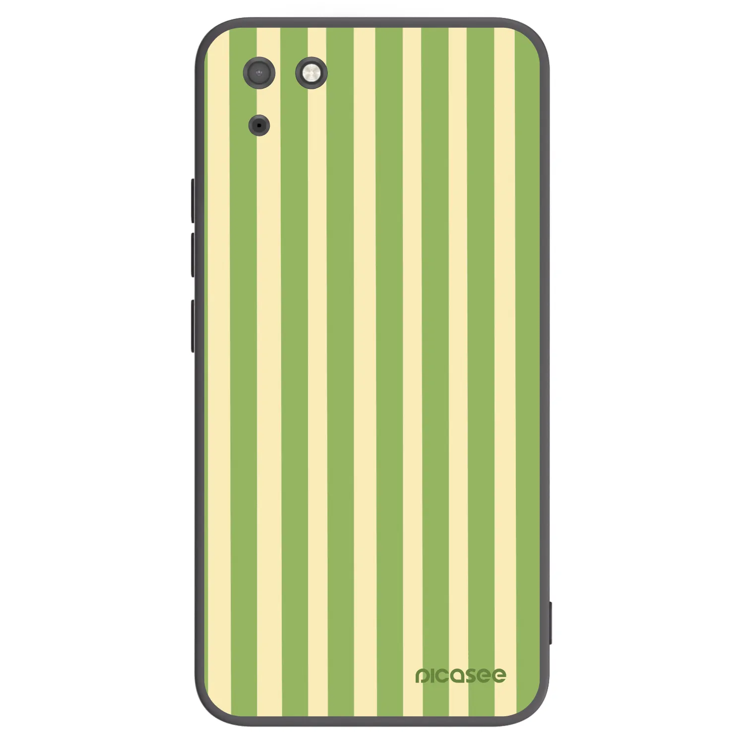 Picasee silikónový čierny obal pre Huawei Y5P - Lines Matcha